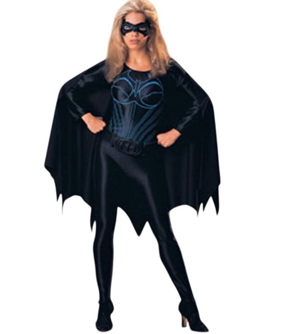 Deluxe Batgirl Costume Adult Vintage 1997 Batman Robin Rubies Jumpsuit Standard